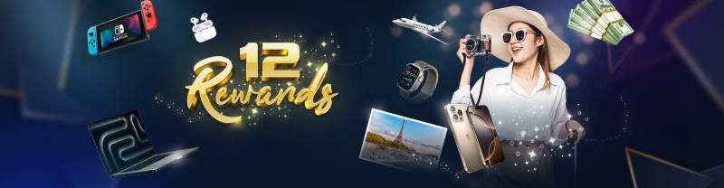 Chương Trình 12Rewards – Tích điểm đổi quà cực dễ