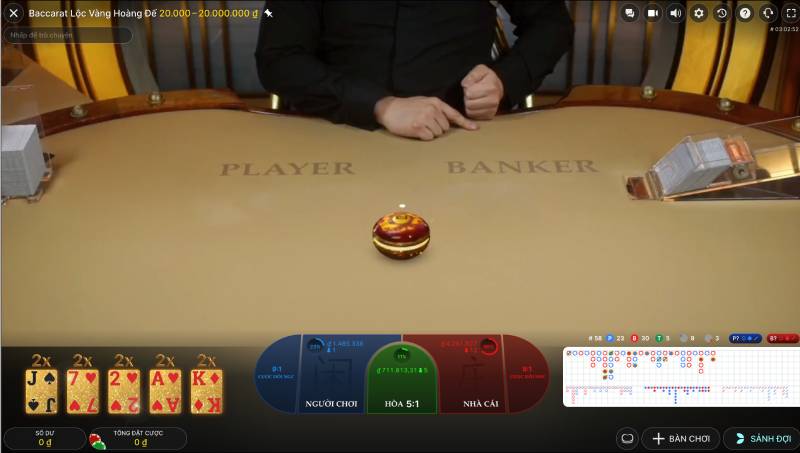 Cơ chế Golden Multipliers trong Golden Wealth Baccarat