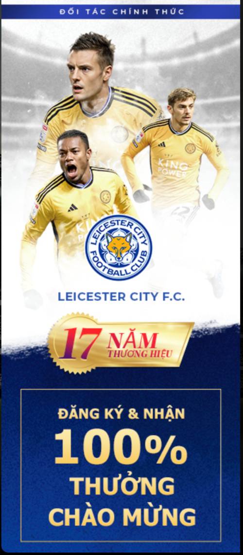 Được tặng ngay 100% thưởng chào mừng cho người dùng mới