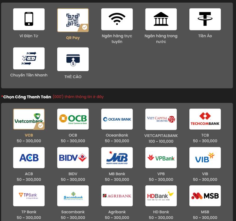 QR Pay – Quét mã siêu nhanh, hỗ trợ hơn 20 ngân hàng lớn
